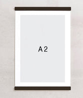 Porte affiche noir format A2